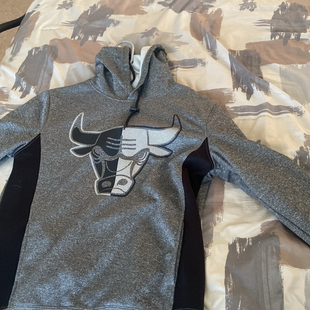 NBA Chicago Bulls gray hoodie - Picture 3 of 7